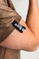 Pánské tričko Nebbia  Washed-off Cotton T-shirt MAX OUT Light Brown M - thumb (1)