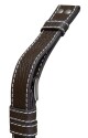 Kožený řemínek Biatec | Tmavěhnědý Navigator z bůvolí kůže - 20 mm - Černá - thumb (2)