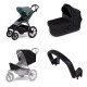Městský kočárek Thule Urban Glide 4-wheel Mid blue + korbička Black AKČNÍ SET 4V1 - thumb (0)