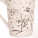 Orion Vánoční porcelánový hrnek Sněhulák, 470 ml - thumb (3)