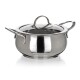 BANQUET Kastrol nerezový PICCOLO Belly 14 x 8 cm, 1,2 l, s poklicí - thumb (1)