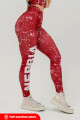 Dámské legíny Nebbia Barbell Therapy Rough Girl Red M - thumb (0)
