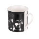 Altom Porcelánový hrnek Cool Friends, 250 ml, černá - thumb (1)