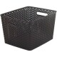 Úložný box RATTAN 'Y' STYLE - L tm. hnědý, Curver - thumb (0)