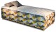New Design Čalouněná postel NOVO | s topperem Extra Rozměr: 80 x 200 cm - thumb (0)
