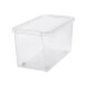 SmartStore Úložný box s bílými klipy a kolečky Classic, 70 l, 70 l - thumb (0)
