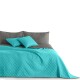 DecoKing Přehoz na postel Axel tyrkysová/ocelová, 170 x 210 cm, 170 x 210 cm - thumb (4)