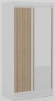 ArtAdrk Šatní skříň DELIA | bílá/dub artisan 120 cm - thumb (1)