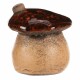 Svícen Houbový domek hnědá, 12 x 12 x 13 cm - thumb (3)
