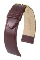 Řemínek Hirsch Osiris - burgundy - 18 mm - L – Standardní délka (doporučujeme) - 16 mm - Zlatá - thumb (0)
