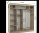 ArtAdrk Šatní skříň BALTON | 200 cm Barva: dub sonoma - thumb (3)