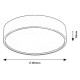Rabalux 75011 stropní LED svítidlo Larcia, 19 W, černá - thumb (4)