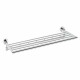 SAPHO XR422 X-Round polička na ručníky výklopná s háčky 65 cm, stříbrná - thumb (0)