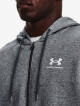 Pánská mikina Under Armour  Essential Fleece FZ Hood-GRY S - thumb (2)