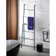 SAPHO SE104 Sega sušák ručníků 55 x 170 x 7 cm, černá mat - thumb (1)