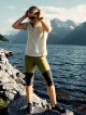Dámské legíny Bergans  Fløyen V2 3/4 W Pants Olive Green S - thumb (2)