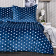 4Home povlečení mikroflanel Stars modrá, 140 x 220 cm, 70 x 90 cm - thumb (1)