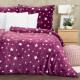 4Home Povlečení mikroflanel Stars violet , 160 x 200 cm, 70 x 80 cm - thumb (4)
