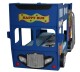 Artplast Dětská patrová postel HAPPY BUS | modrá 90 x 190 cm - thumb (3)