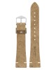 Řemínek Hirsch Serro - zlatohnědý - 19 mm - L – Standardní délka (doporučujeme) - 16 mm - Stříbrná - thumb (2)