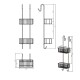 AQUALINE 37007 Chrom line police do sprchy závěsná, 22 x 70 x 20 cm, stříbrná - thumb (3)