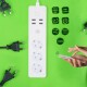 Tellur WiFi Smart Power Strip, 3x zásuvka, 4x USB 4A, 2200W, 10A, 1.8m, bílá - thumb (3)