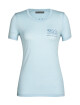 Dámské tričko Icebreaker  Tech Lite II SS Tee Mountain Lake Haze M - thumb (0)