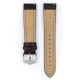 Řemínek Hirsch Heavy Calf - hnědý - 22 mm - L – Standardní délka (doporučujeme) - 18 mm - Stříbrná - thumb (2)
