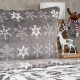 4Home Vánoční povlečení mikroflanel Christmas time šedá, 160 x 200 cm, 70 x 80 cm - thumb (5)