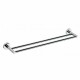 SAPHO XR423 X-Round E dvojitý držák na ručníky 65 cm, stříbrná - thumb (0)