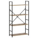 Regál GD-224 OAK Stor, 4 police, 58,5 x 23,5 x 112,5 cm - thumb (0)