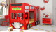 Artplast Dětská patrová postel HAPPY BUS | červený 90 x 190 cm - thumb (0)