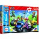 Puzzle Tlapková patrola na motorkách/Paw patrol 100 dílků 41x27,5cm v krabici 29x19x4cm - thumb (1)