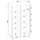 ArtPS Regál JAPANESE R104 | oak line - thumb (4)