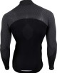Pánské tričko UYN  Running Alpha OW Shirt LS Zip Up black/grey S - thumb (1)