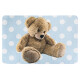 Vopi Dětský koberec Ultra Soft Medvídek modrá, 100 x 150 cm - thumb (0)