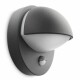 16246/93/16 JUNE IR VENKOVNÍ NÁSTĚNNÉ SVÍTIDLO SE SENZOREM 1XE27 12W IP44, ANTRACITOVÉ - thumb (1)