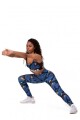Nebbia High waist Ocean Power legíny 561 ocean blue - thumb (3)