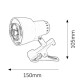 Rabalux 4356 stolní lampa na klipu Clip - thumb (2)
