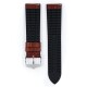 Řemínek Hirsch George - zlatohnědý - 22 mm - L – Standardní délka (doporučujeme) - 20 mm - Stříbrná - thumb (2)