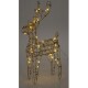Vánoční LED sob Goldwire zlatá, 24 x 37 cm - thumb (1)