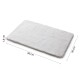 GEDY 96FY508002 Fuzzy koupelnová předložka bílá, 50 x 80 cm - thumb (5)