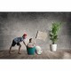 Gardenico Květináč Ella Twist 'n' Roll antracit, 35 cm - thumb (2)