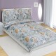 Bellatex Krepové povlečení Listí fialová, 140 x 220 cm, 70 x 90 cm - thumb (0)