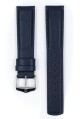 Řemínek Hirsch Runner - modrý - 24 mm - L – Standardní délka (doporučujeme) - 22 mm - Stříbrná - thumb (1)
