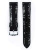 Řemínek Hirsch Diva - černý - 20 mm - M – Střední délka - 18 mm - Stříbrná - thumb (1)