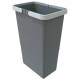 Elletipi Plastový koš s rukojeťmi 8 l, šedá, 8 l - thumb (0)