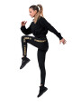 Dámské legíny Nebbia Intense Leggings Gold Classic 801 black XS - thumb (1)