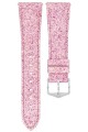 Řemínek Hirsch Rose - růžový - 18 mm - M – Střední délka - 16 mm - Stříbrná - thumb (1)