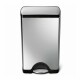 Simplehuman Obdélníkový pedálový koš 38 l, ocel - thumb (0)
